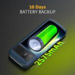 Lava A7 Torch Dual Sim Keypad Mobile Phone (with Instant Slide Torch)| 2.4" Big Display | Powerful Battery Backup | Vibration Alert | Camera | Wireless FM Bluetooth | Blue - Image 5