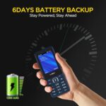 Lava A5 (2025) Dual SIM Keypad Mobile with 2.4'' Big Display | UPI Support, 1200mAh Battery | BOL Feature | Camera | Auto Call Recording | Glass Finish | and 7 Regional Languages - Dark Blue - Image 7