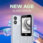 itel it5330 Keypad Mobile Phone | 2.8" Big Display | Premium Glass-Like Back Design | 1900mAh Long-Lasting Battery | Auto Call Recording | Wireless FM | Light Blue - Image 2