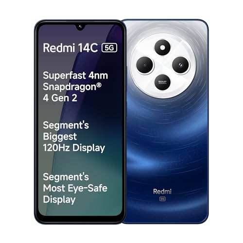 41wRkWtnc5L.jpg Redmi 14C 5G Superfast 4nm Snapdragon 4 Gen 2 120Hz 17.47cm (6.88”) Display - Image 1