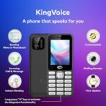 it5027 Slim with 2.4" Big Display, 1200 mAh Battery, Kingvoice, Type-C Charger, Ultra-Slim with 11mm Thickness & VGA Rear Camera | Black - Image 4