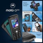 Motorola All-New A200 Dual Sim keypad Phone (with Voice Feature) - Image 5